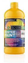 ICON POSTER PAINT 500ml - WARM YELLOW