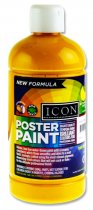 ICON POSTER PAINT 500ml - WARM YELLOW