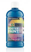 ICON POSTER PAINT 500ml - TURQUOISE