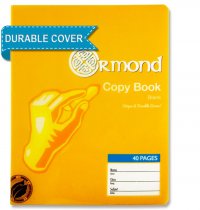 ORMOND 40pg DURABLE COVER BLANK COPY BOOK