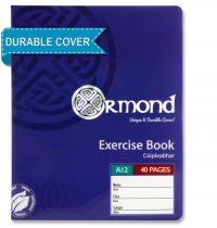 ORMOND 40pg A12 DURABLE COVER COPY BOOK