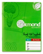 ORMOND 88pg A11 VISUAL MEMORY AID DURABLE COVER COPY BOOK - GREEN