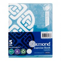 ORMOND PKT.5 A11 88pg DURABLE COVER COPY BOOK - BRIGHT