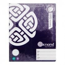 ORMOND PKT.5 A11 88pg DURABLE COVER COPY BOOK - BRIGHT