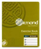 ORMOND PKT.5 A11 88pg DURABLE COVER COPY BOOK - BOLD