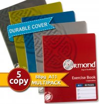 ORMOND PKT.5 A11 88pg DURABLE COVER COPY BOOK - BOLD