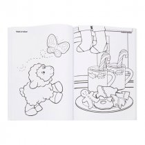 WOC A4 96pg PERFORATED COLOURING BOOK - LIVING THE LIFE!