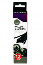DALER ROWNEY SIMPLY...BOX 12 WILLOW CHARCOAL
