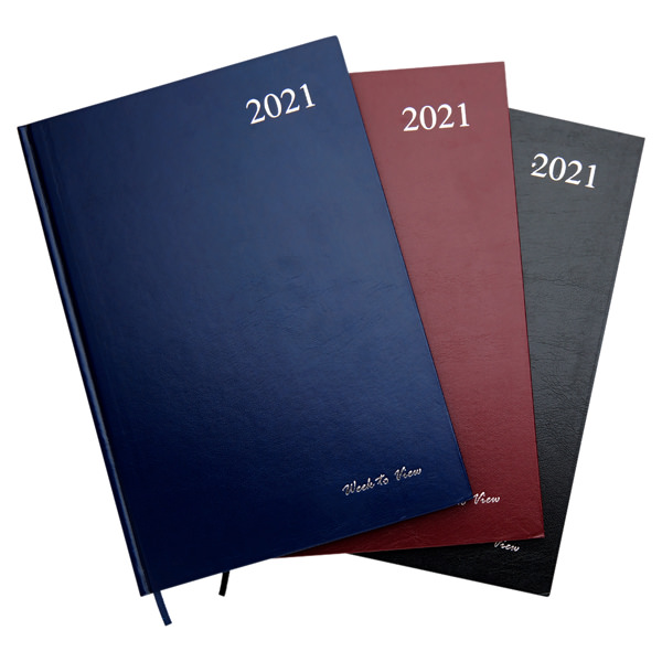 * PREMIER 2021 A4 DIARY - WEEK TO VIEW 3 ASST