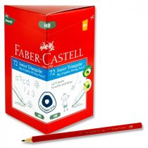 FABER-CASTELL JUNIOR TRIANGULAR GRIP PENCIL - HB