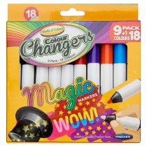 WOC BOX 9+1 COLOUR CHANGERS MAGIC MARKERS