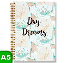 I LOVE STATIONERY A5 160pg WIRO NOTEBOOK - DAY DREAMS