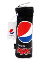 HELIX PEPSI PEPSI MAX UPRIGHT CYLINDRICAL PENCIL CASE 2 ASST.
