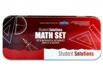 STUDENT SOLUTIONS 8pce MATHS SET - RED