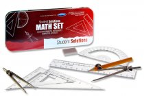 STUDENT SOLUTIONS 8pce MATHS SET - RED